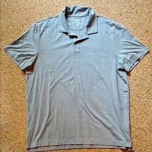 American Eagle Men's Gray Polo Shirt